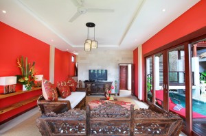 Villa Bukit Lemongan living room